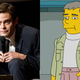 Bill Hader (left) and his new Simpsons alter ego, Manacek